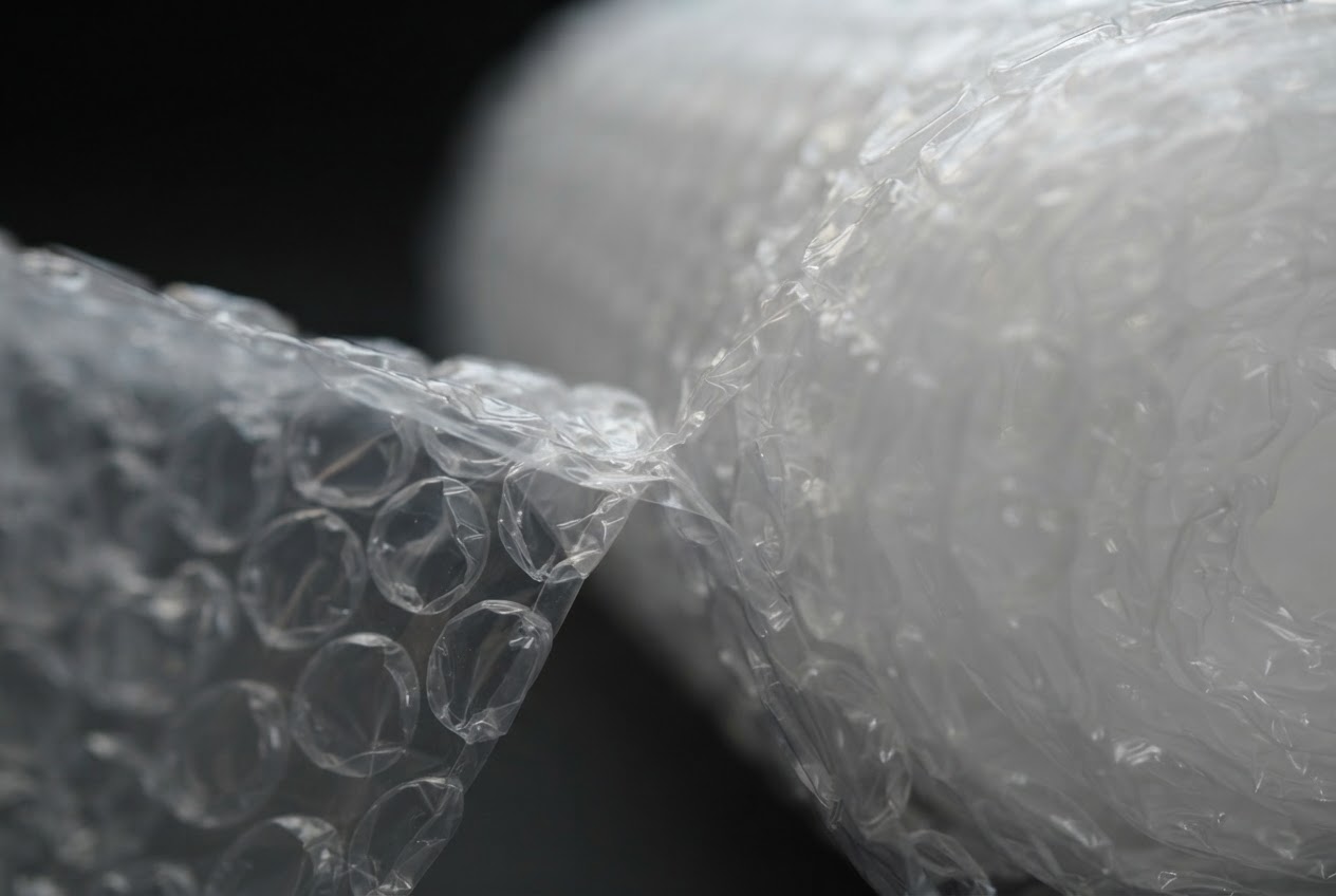 Plástico Burbuja con lámina transparente 